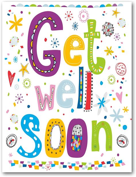 Small World Greetings Large Get Well Soon Card .